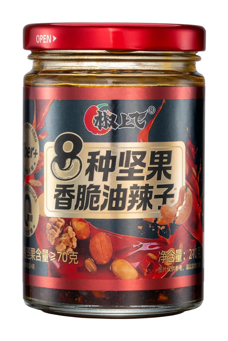 8种坚果香脆油辣子